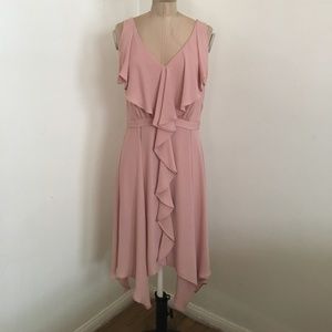 BCBGMAXAZRIA Ruffle Mini Dress